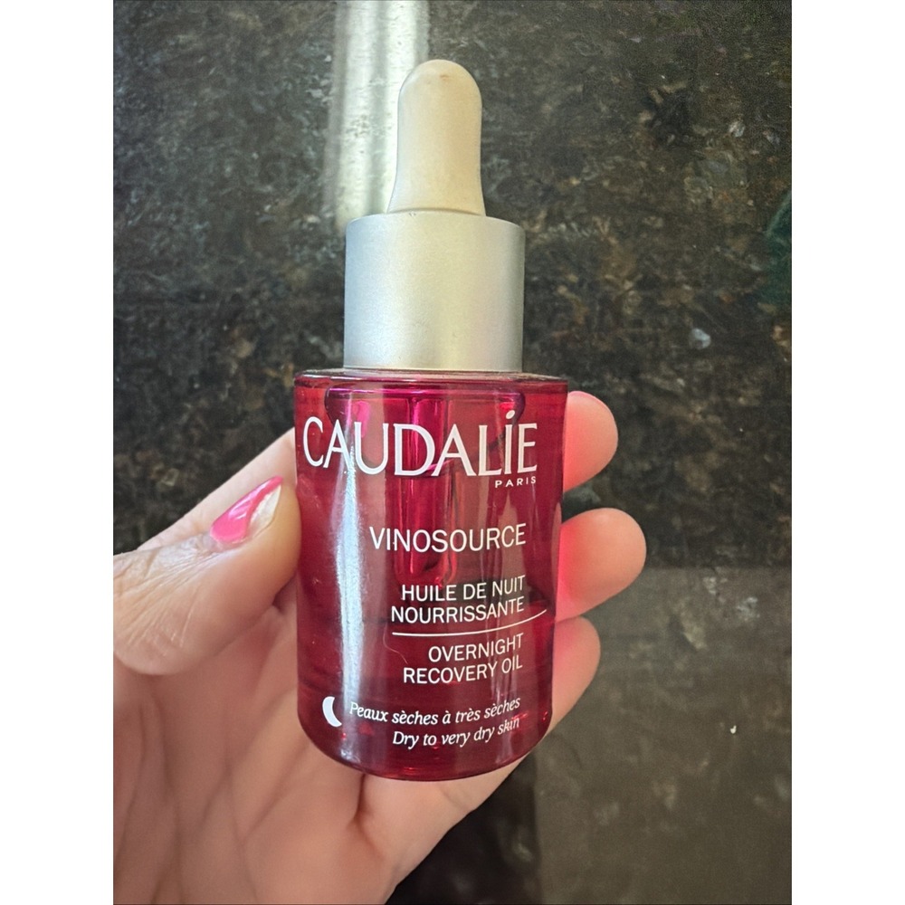 CAUDALIE Vinosource Overnight Recovery Oil - 30 ml Dry To Very Dry Skin NEW